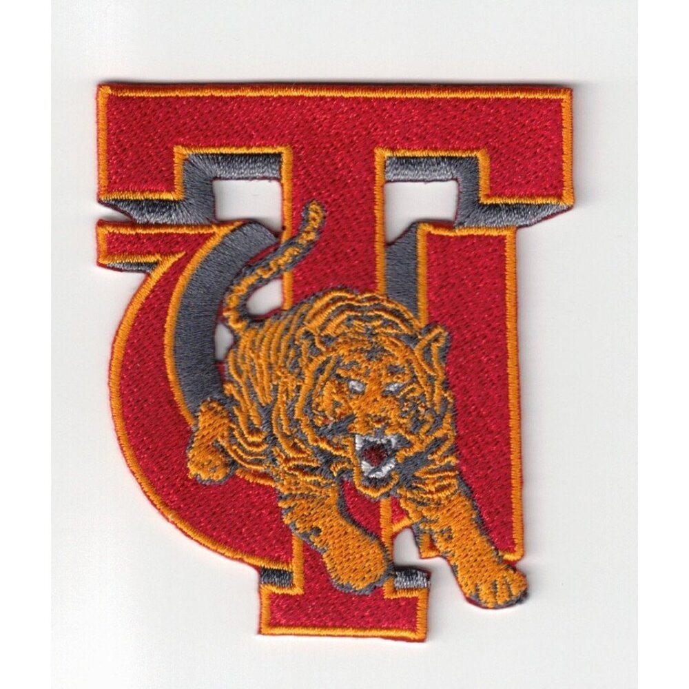 Tuskegee University Golden Tigers Embroidered 3in Iron / Sew-On Patch - Picture 1 of 2